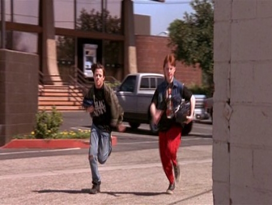 Terminator 2: Judgment Day - John and his friend steal cash from an ATM