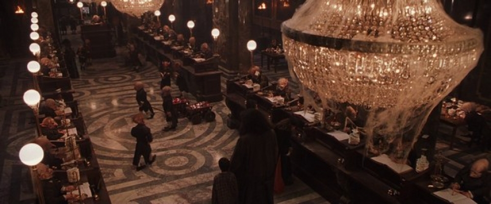 Harry Potter and the Sorcerer’s Stone - The interior of ‘Gringott’s Bank