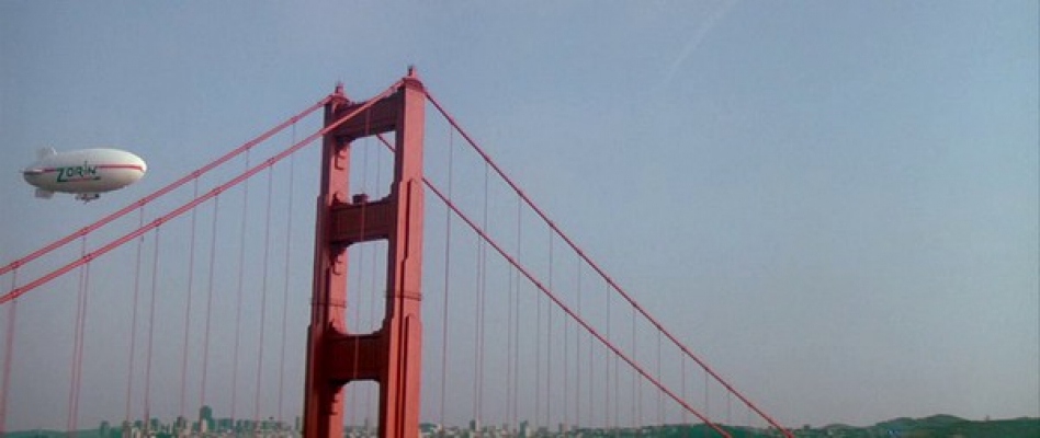 A View to a Kill - Final battle of Zorin and Bond up on the Golden Gates bridge